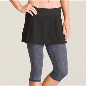 40-Athleta Warrior sport leggings skort size xxs